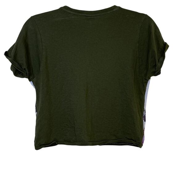 Vintage Y2K Diesel Talvia Maglietta Sequin Top Size 8 - Picture 2 of 4